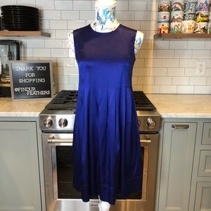 Vince | Royal Blue Silk Dress